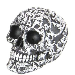 Nemesis Now Silver Embosses Skull